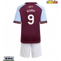 Aston Villa Harvey Elliott #9 Replica Home Minikit 2025-26 Short Sleeve (+ pants)